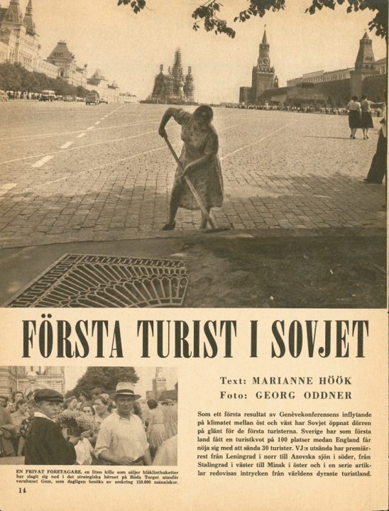 Tidskriften Veckojournalen, USSR (Georg Oddner)
